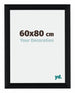 Tucson Aluminium Cadre Photo 60x80cm Noir Brossé De Face Mesure | Yourdecoration.fr