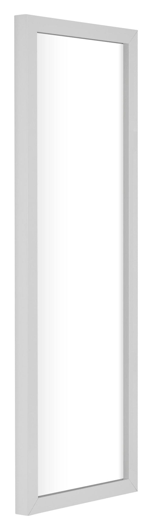 Virginia Aluminium Cadre Photo 20x60cm Blanc De Face Oblique | Yourdecoration.fr