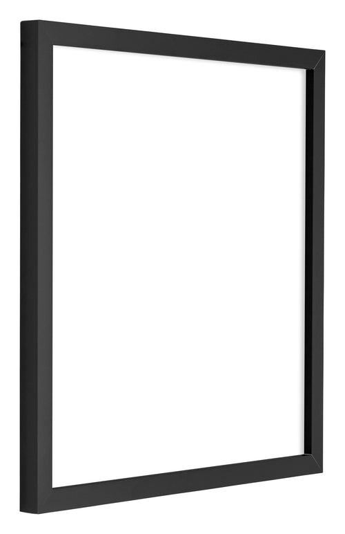 Virginia Aluminium Cadre Photo 25x25cm Noir De Face Oblique | Yourdecoration.fr