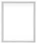Virginia Aluminium Cadre Photo 36x49cm Blanc De Face | Yourdecoration.fr