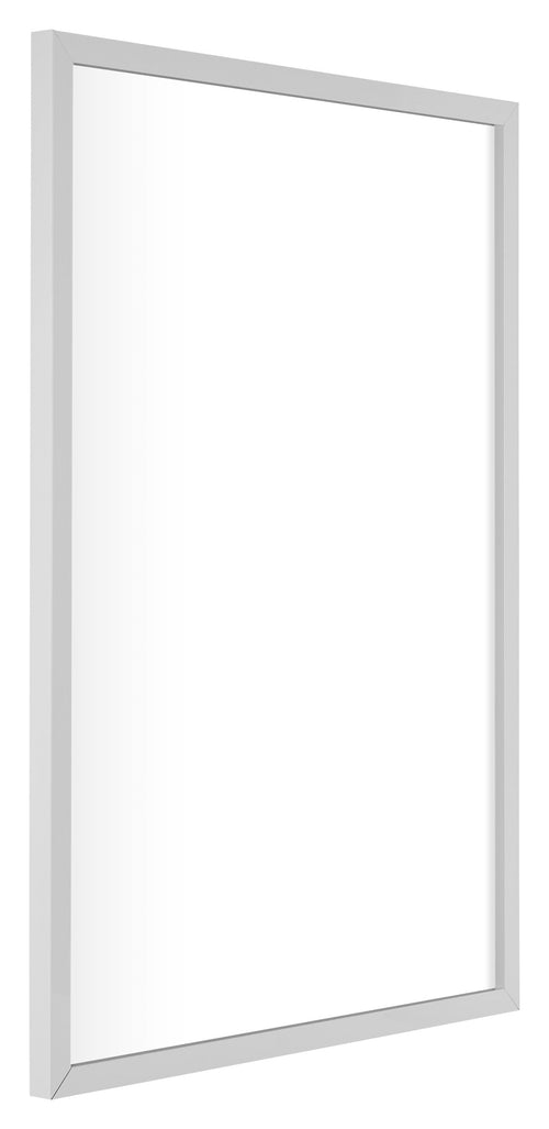 Virginia Aluminium Cadre Photo 48x68cm Blanc De Face Oblique | Yourdecoration.fr