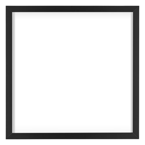 Virginia Aluminium Cadre Photo 60x60cm Noir De Face | Yourdecoration.fr