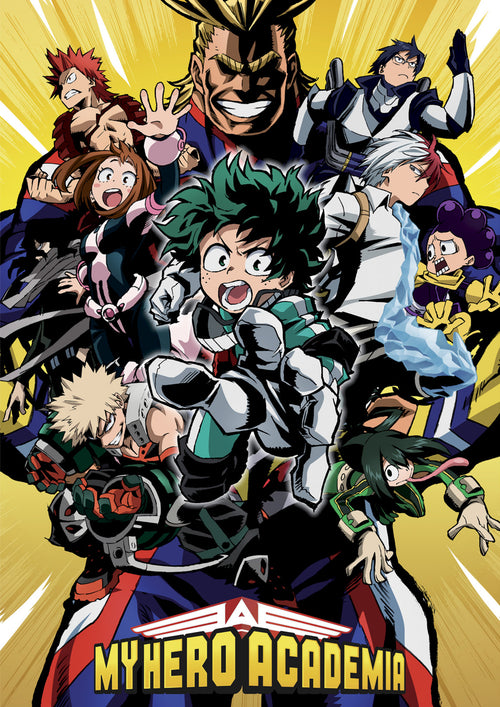 My Hero Academia Groupe Affiche 61X91 5cm | Yourdecoration.fr