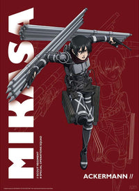 GBeye Attack On Titan Season 4 Mikasa Affiche Art 38x52cm | Yourdecoration.fr