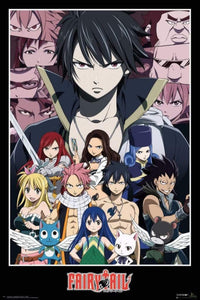 GBeye Fairy Tail Group Affiche 61x91,5cm | Yourdecoration.fr