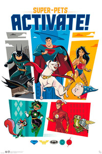 Gbeye GBYDCO069 Dc Comics League Of Superpets Activate Affiche Poster 61x 91-5cm | Yourdecoration.fr