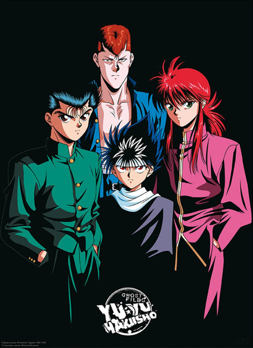 Gbeye GBYDCO088 Yu Yu Hakusho Group Shot Affiche Poster 38x52cm | Yourdecoration.fr