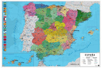 Grupo Erik GPE5030 Map Spain Physical Political Affiche 91,5X61cm | Yourdecoration.fr