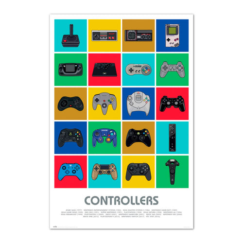Grupo Erik GPE5406 Controllers Affiche 61X91,5cm | Yourdecoration.fr