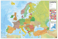 Grupo Erik GPE5441 Physical Political Map Of Europe Es Affiche 91,5X61cm | Yourdecoration.fr