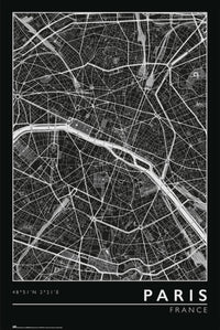 Grupo Erik Gpe5637 Paris City Map Affiche Poster 61x91 5cm | Yourdecoration.fr