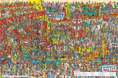 grupo erik gpe5728 where s wally affiche poster 61x91 5cm | Yourdecoration.fr
