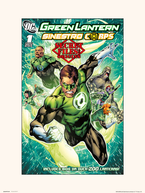 Grupo Erik Dc Comics Green Lantern Sinestro Corps 1 Affiche Art 30X40cm | Yourdecoration.fr