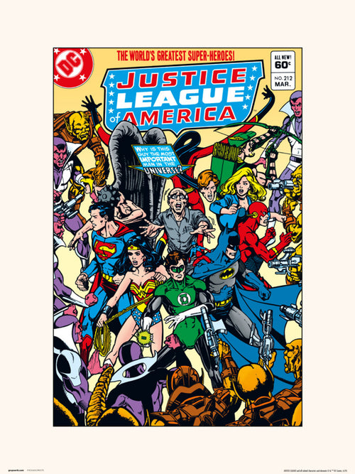 Grupo Erik Dc Comics Justice Leage Of America 212 Affiche Art 30X40cm | Yourdecoration.fr