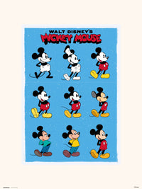 Grupo Erik Disney Mickey Mouse Evol Affiche Art 30X40cm | Yourdecoration.fr