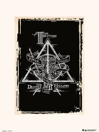 Grupo Erik Harry Potter Deathly Hallows Symbol Affiche Art 30X40cm | Yourdecoration.fr