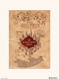 Grupo Erik Harry Potter The Marauders Map Affiche Art 30X40cm | Yourdecoration.fr