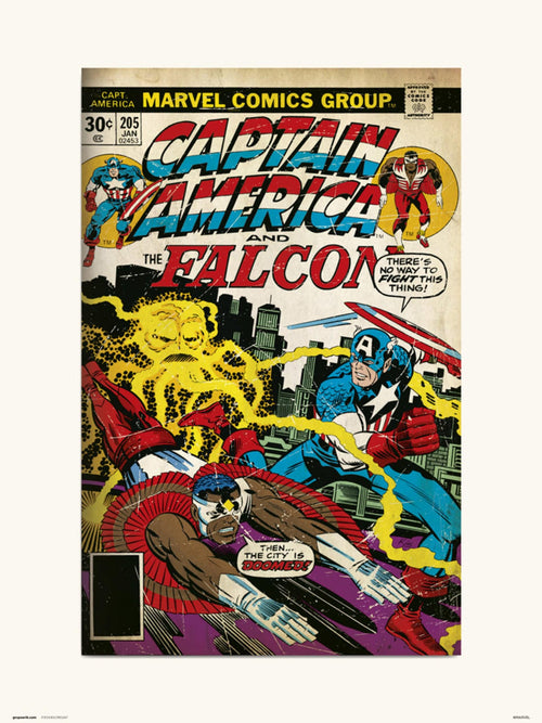 Grupo Erik Marvel Captain America 205 Affiche Art 30X40cm | Yourdecoration.fr