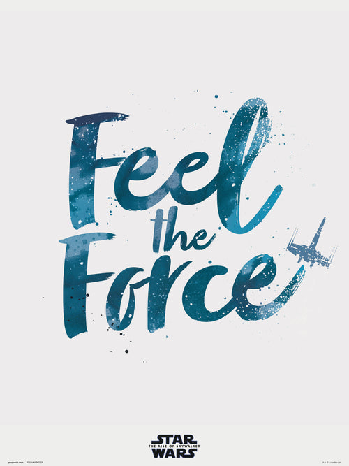 Grupo Erik Star Wars Episode Ix Feel The Force Affiche Art 30X40cm | Yourdecoration.fr