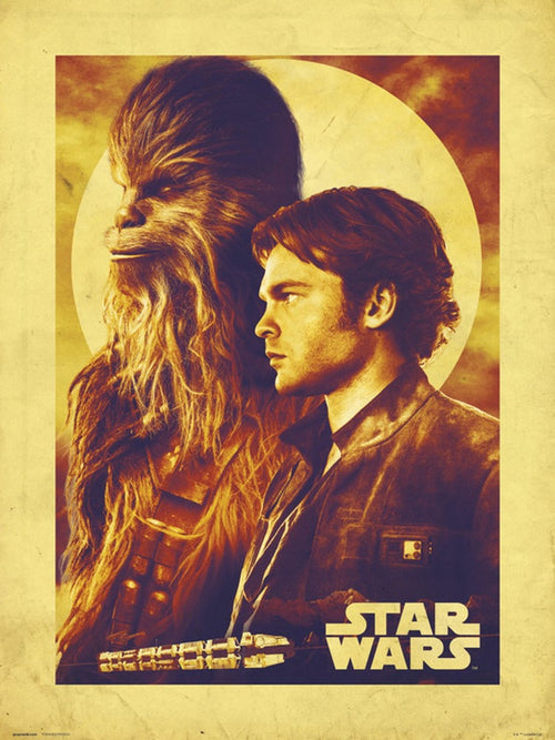 Grupo Erik Star Wars Solo Han And Chewie Affiche Art 30X40cm | Yourdecoration.fr