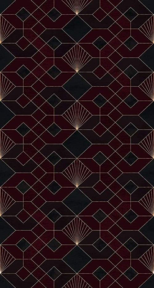Komar Coquilles Rouges Papier Peint Intissé 150x280cm 3 bandes | Yourdecoration.fr