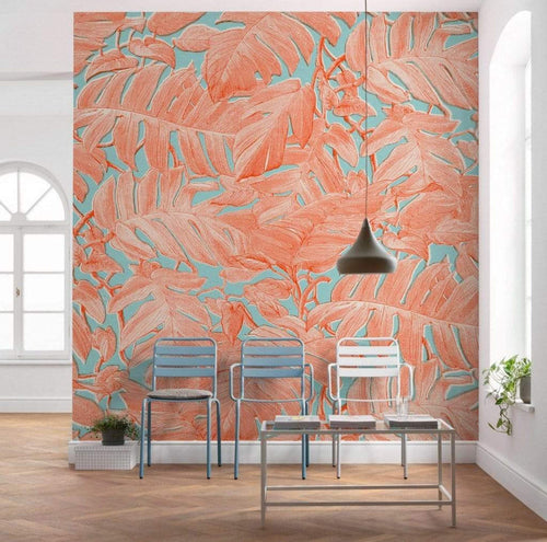 Komar Coralla Papier Peint Intissé 300x280cm 6 bandes ambiance | Yourdecoration.fr