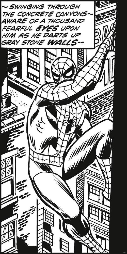 Komar Intisse Papier Peint Iadx2 085 Spider Man Classic Climb | Yourdecoration.fr