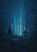 Komar Intisse Papier Peint Iadx4 003 Star Wars Wood Fight | Yourdecoration.fr