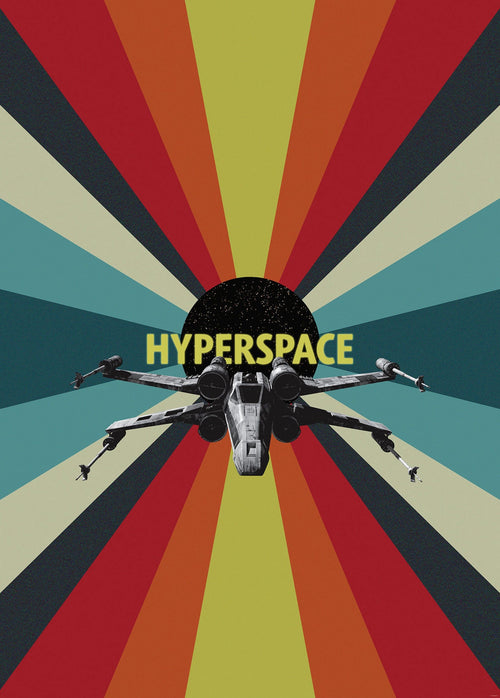 Komar Intisse Papier Peint Iadx4 029 Star Wars Hyperspace | Yourdecoration.fr