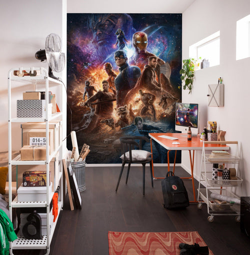 Komar Intisse Papier Peint Iadx4 078 Avengers Battle Of Worlds Interieur | Yourdecoration.fr