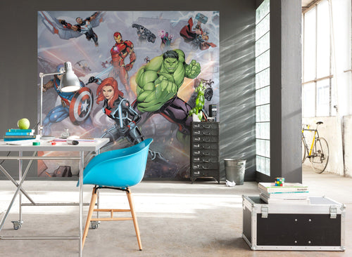 Komar Intisse Papier Peint Iadx6 074 Avengers Street Revenge Interieur | Yourdecoration.fr