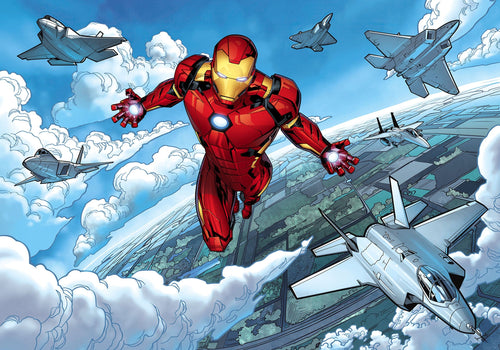 Komar Intisse Papier Peint Iadx8 062 Iron Man Flight | Yourdecoration.fr