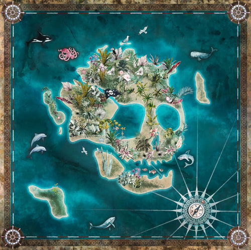 Komar Intisse Papier Peint Iax5 0024 Skull Island | Yourdecoration.fr