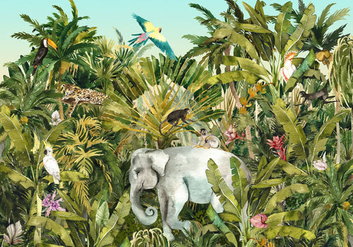 Komar Intisse Papier Peint Iax8 0002 Jungle Expedition | Yourdecoration.fr
