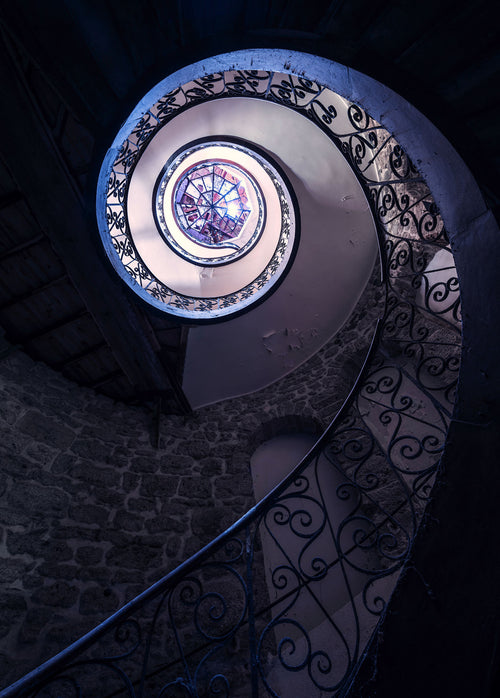 Komar Intisse Papier Peint Shx4 141 Wendeltreppe | Yourdecoration.fr