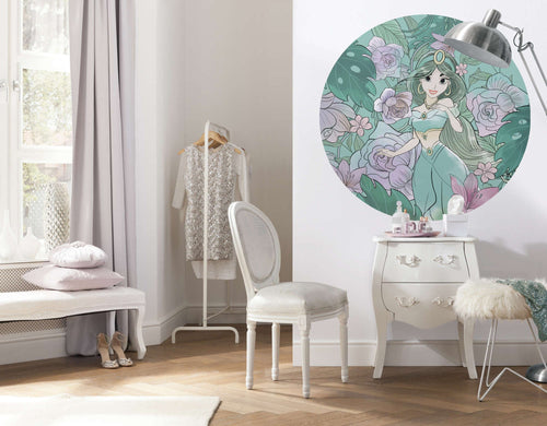Komar Intisse Papier Peint Dd1 004 Jasmin Elegant Mint Interieur | Yourdecoration.fr