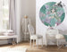 Komar Intisse Papier Peint Dd1 004 Jasmin Elegant Mint Interieur | Yourdecoration.fr