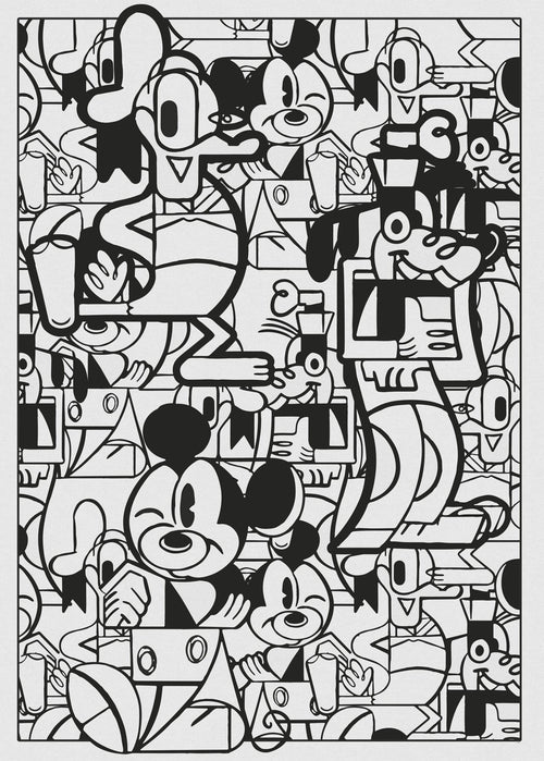 Komar Intisse Papier Peint Iadx4 058 Mickey Constructive | Yourdecoration.fr