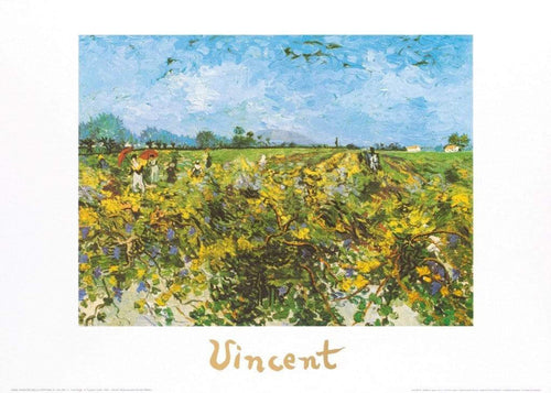 Vincent Van Gogh The Green Vineyard affiche art 70x50cm | Yourdecoration.fr
