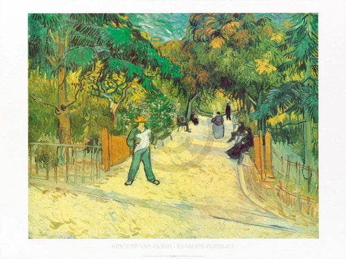 Vincent Van Gogh Giardini Publici affiche art 80x60cm | Yourdecoration.fr