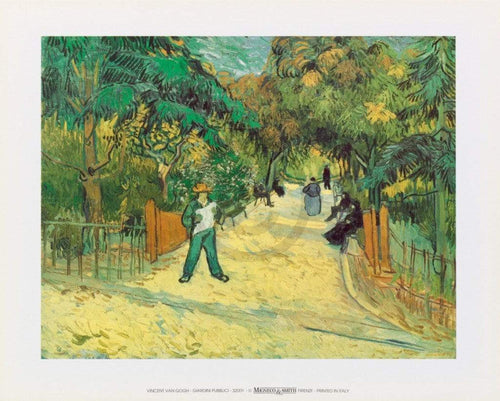 Vincent Van Gogh Giardini Publici affiche art 30x24cm | Yourdecoration.fr