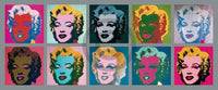 Andy Warhol  Ten Marilyns 1967 affiche art 134x56cm | Yourdecoration.fr