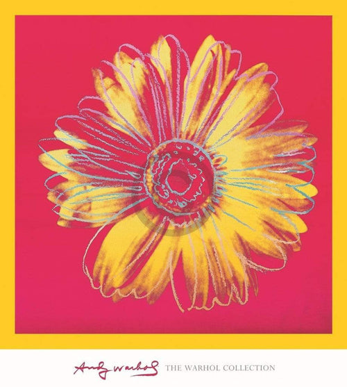 Andy Warhol Daisy 1982 affiche art 90x90cm | Yourdecoration.fr