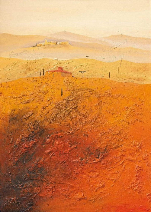 Bernhard Gerner Mediterrane Landschaft 1 affiche art 50x70cm | Yourdecoration.fr