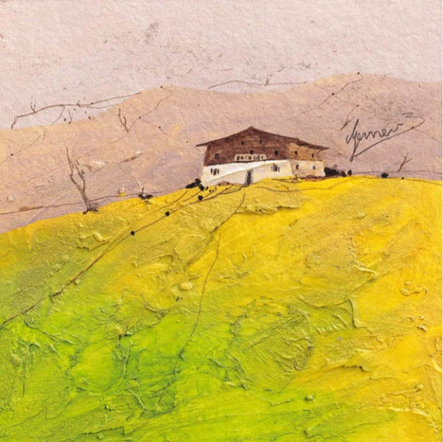 Bernhard Gerner Landhaus 2 affiche art 50x50cm | Yourdecoration.fr