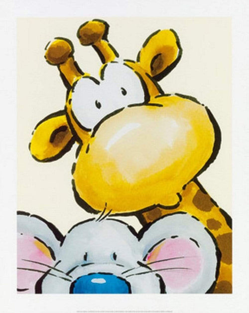 Jean Paul Courtsey Funny Friends I affiche art 40x50cm | Yourdecoration.fr