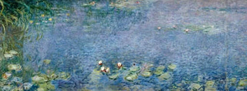 Claude Monet Seerosen I affiche art 138x51cm | Yourdecoration.fr