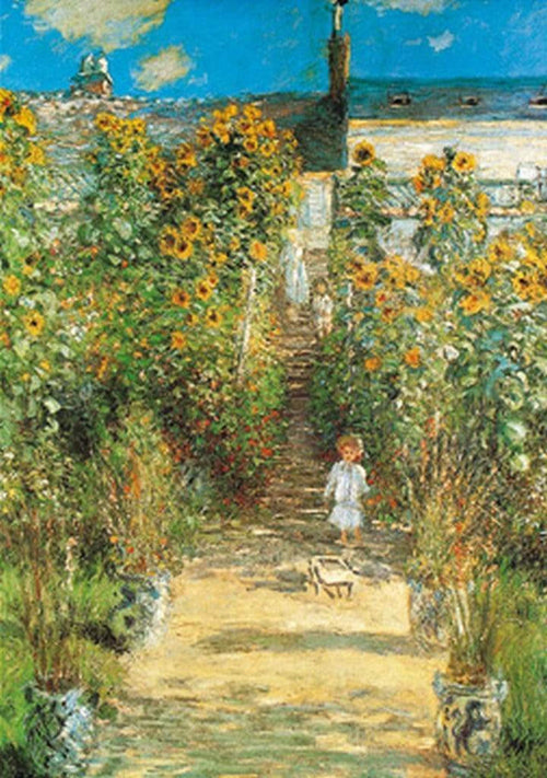 Claude Monet Il giardino di Monet affiche art 70x100cm | Yourdecoration.fr