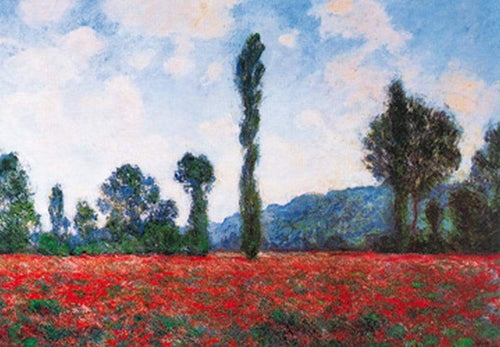 Claude Monet Campo di papaveri affiche art 100x70cm | Yourdecoration.fr