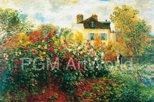 Claude Monet The Artist's Garden affiche art 100x70cm | Yourdecoration.fr